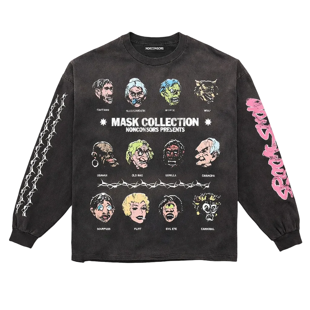 NonConsors “Mask Collection” Long Sleeve T-Shirt